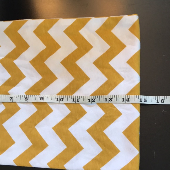 Gold and white Chevron infinity scarf. Saints, New Orleans, Mardi Gras, LSU, - Picture 6 of 7